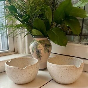 Two Ceramic Ramen Bowls
